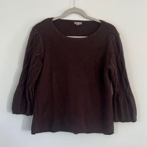 Medium brown sweater